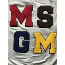 Grey Cotton Knitwear & Sweatshirt MSGM