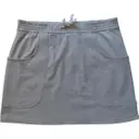 Grey Cotton Skirt Tommy Hilfiger