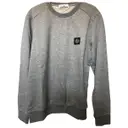 Grey Cotton Knitwear & Sweatshirt Stone Island
