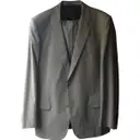 Grey Cotton Suit Dior Homme