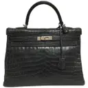 Kelly 35 crocodile handbag Hermès - Vintage