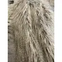 Faux fur coat Kate Moss For Topshop