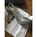 Jil Sander Glitter heels for sale
