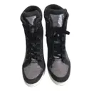 Britney leather lace up boots Jimmy Choo