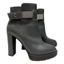 Leather ankle boots Brunello Cucinelli