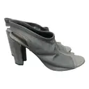 Leather heels Carlo Pazolini