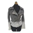 Leather biker jacket Enes