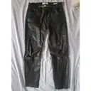 Buy Frame Leather carot pants online
