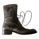 Leather lace up boots Fratelli Rossetti
