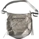 Grey Leather Handbag Day Balenciaga