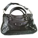 Grey Leather Handbag First Balenciaga
