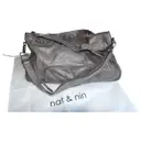 Grey Leather Handbag Nat & Nin