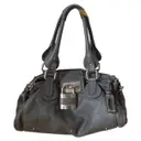 Grey Leather Handbag Paddington Chloé