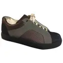 Leather low trainers Issey Miyake