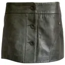 Leather mini skirt John Richmond