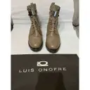 Leather ankle boots Luis Onofre