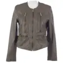 Leather biker jacket Michael Kors