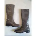 Leather riding boots NAVYBOOT