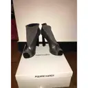Pierre Hardy Leather open toe boots for sale