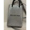 Buy Balenciaga Shopping North South leather crossbody bag online