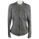 Leather biker jacket SLY010