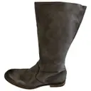Leather boots Zadig & Voltaire