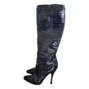 Patent leather snow boots Casadei