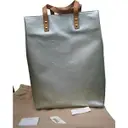 Grey Patent leather Handbag Louis Vuitton