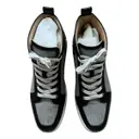Louis patent leather high trainers Christian Louboutin