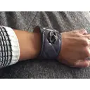 Matelassé patent leather bracelet Chanel