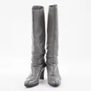 Sergio Rossi Patent leather boots for sale
