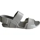 Grey Plastic Sandals Marni