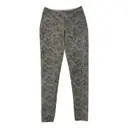 Grey Polyester Trousers Ermanno Scervino