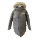 Grey Polyester Coat The North Face