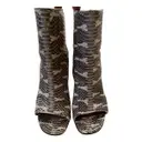 Python open toe boots Givenchy