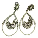 Silver gilt earrings Marchesa