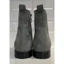 Grey Suede Boots Dolce & Gabbana