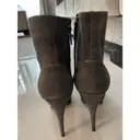 Velvet ankle boots Yves Saint Laurent - Vintage