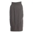 Wool mid-length skirt Alaïa - Vintage