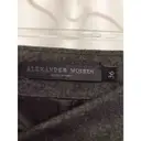 Buy Alexander McQueen Wool mid-length skirt online