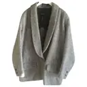 Grey Wool Coat Isabel Marant
