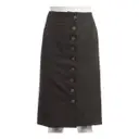 Wool mid-length skirt Louis Vuitton