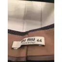 Luxury Miu Miu Trousers Women