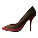Cloth heels Alberta Ferretti