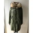 Mr & Mrs Furs Khaki Cotton Coat for sale