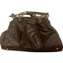 Khaki Leather Handbag Marc Jacobs