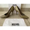 Leather heels Moschino Cheap And Chic