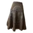 Leather maxi skirt Roberto Cavalli