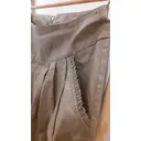 Leather mid-length skirt Twinset