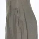 Linen mini skirt Claude Montana - Vintage